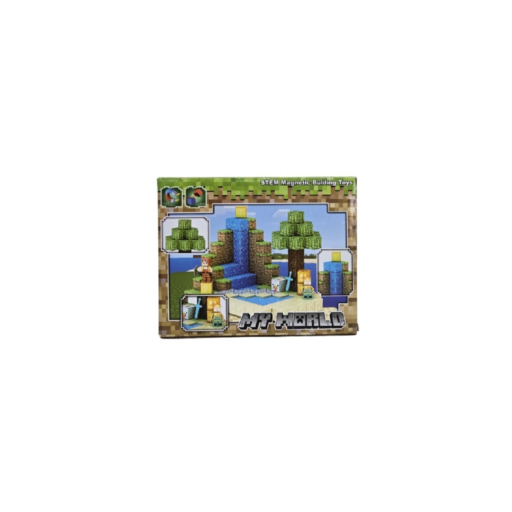 [817308JUG] BLOQUES MAGNETICOS 172 CUBOS 2 FIGURAS (3603)