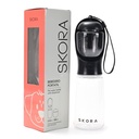 BOTELLA DE AGUA PARA MASCOTAS 550 ML CON CONTENEDOR SKORA