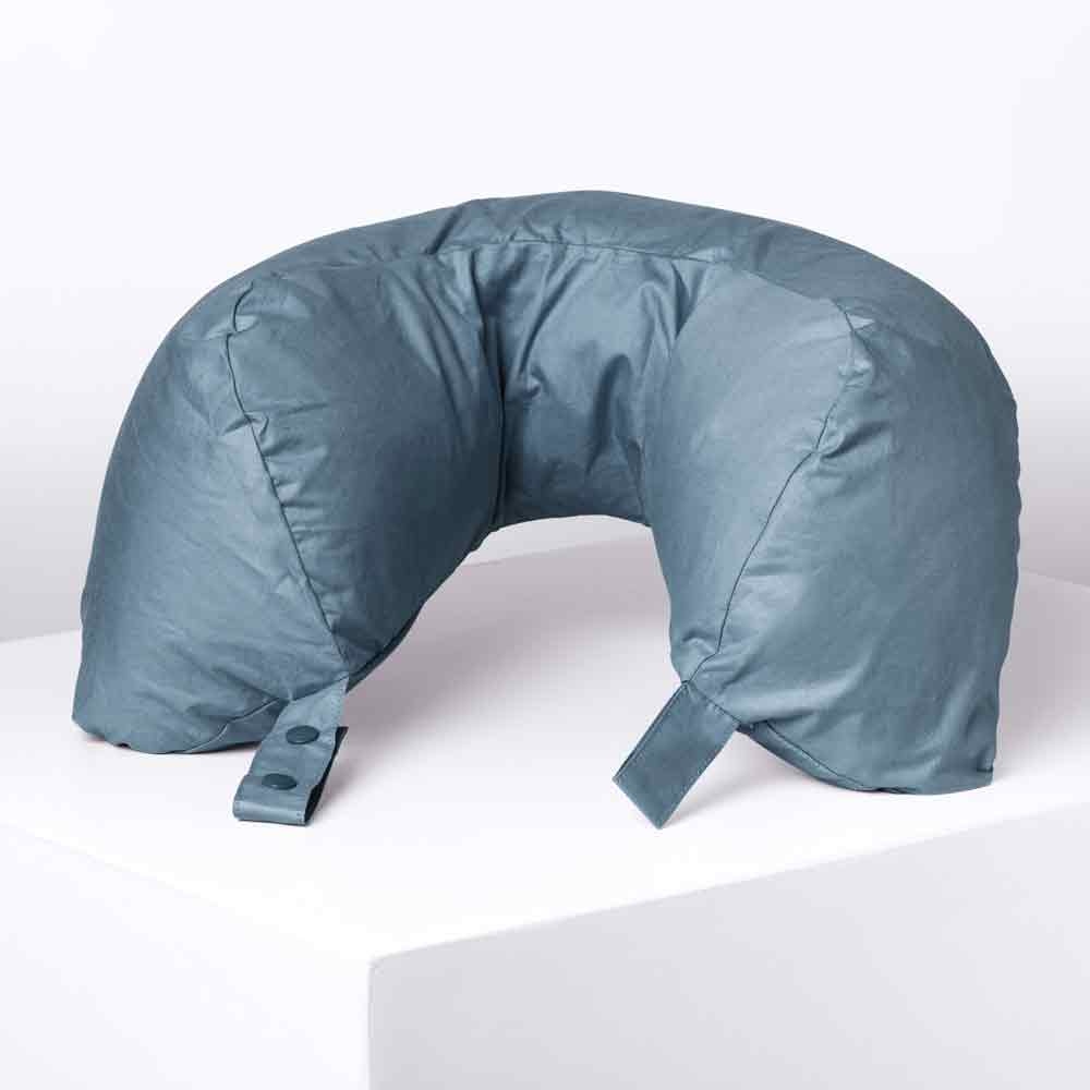 [8215] ALMOHADA DE VIAJE DE PLUMAS TRAVEL BLUE