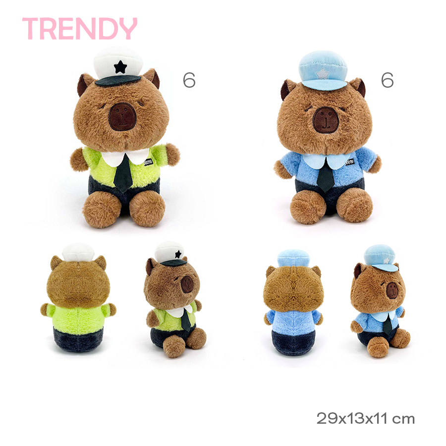 [8130450] PELUCHE PLUSH TOY TRENDY CAPIBARA