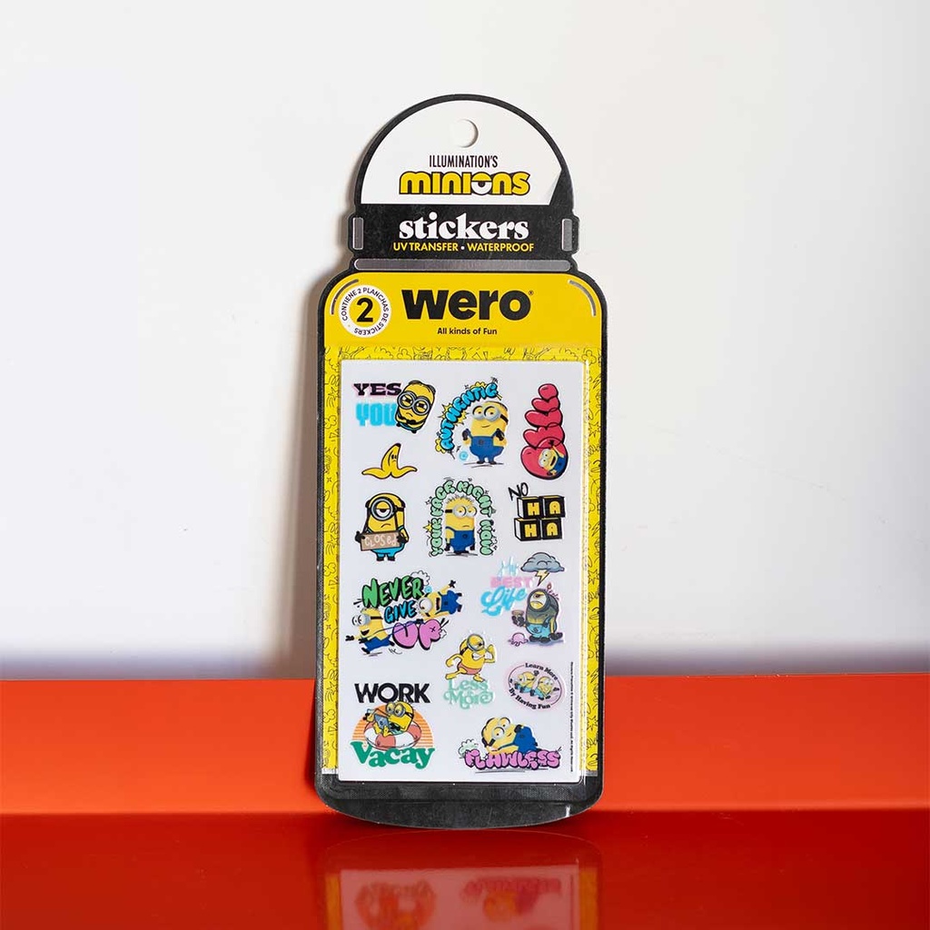 [6WE4387] BOTTLE STICKERS WERO