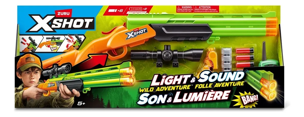 ARMA X-SHOT WILD ADVENTURE 6 DARDOS