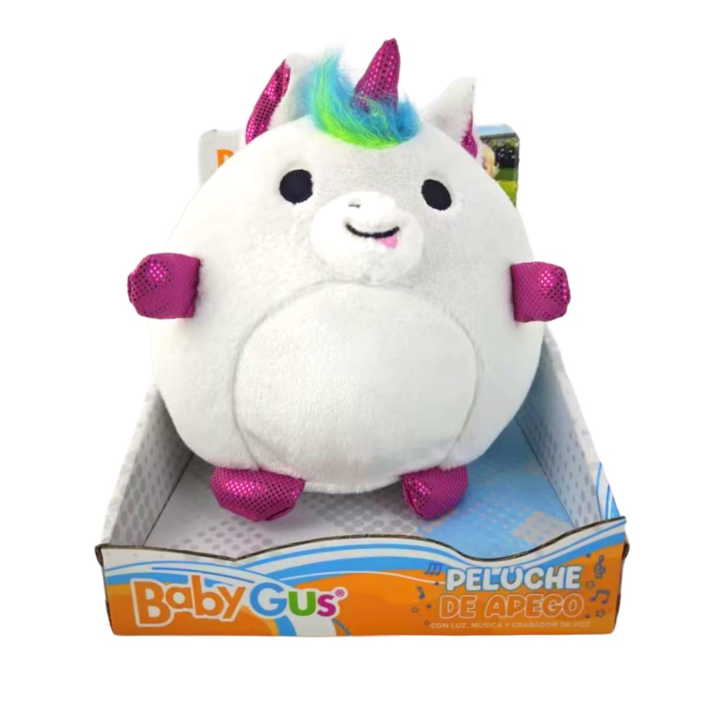 [8157303] PELUCHE UNICORNIO CON LUZ Y SONIDO A PILAS