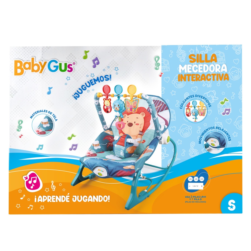 [8157673] SILLA MECEDORA INTERACTIVA PREMIUM CON SONIDO Y VIBRACION