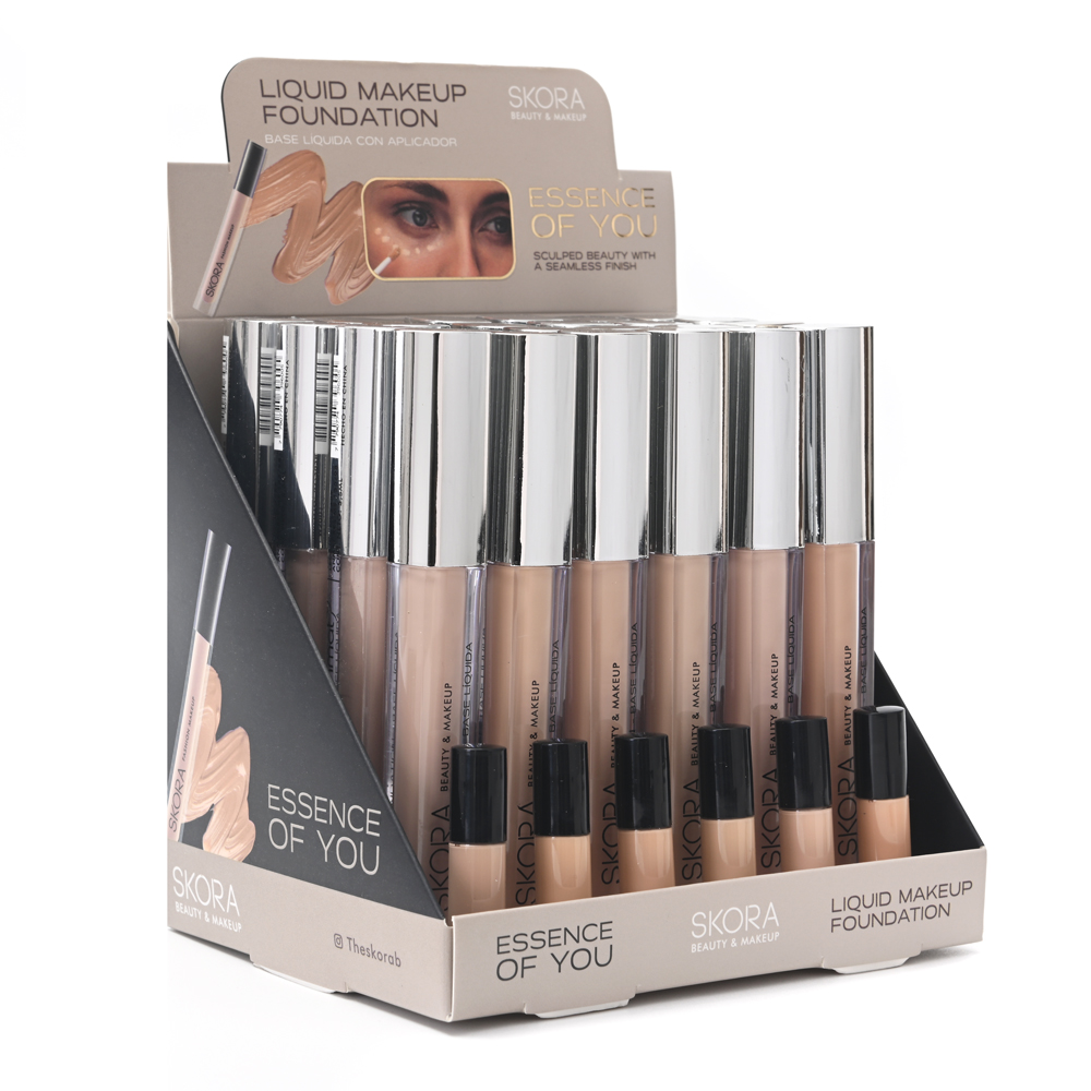 [839600] MAQUILLAJE FLUIDO CON APLICADOR SKORA