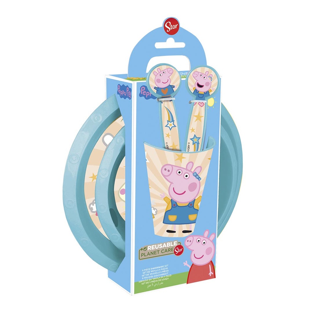 [91410] GIFT BOX PEPPA 5 PIEZAS