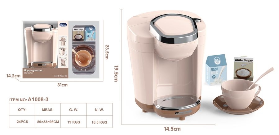 [81CR400601] SET DE CAFETERA CON SONIDO Y LUZ