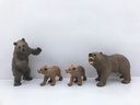 Animal World Flia Oso Marron x4