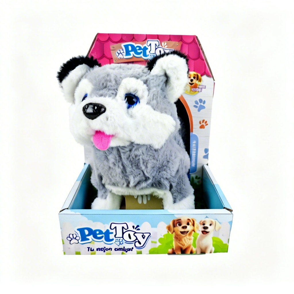 MASCOTA DE PELUCHE PERRO CON SONIDO