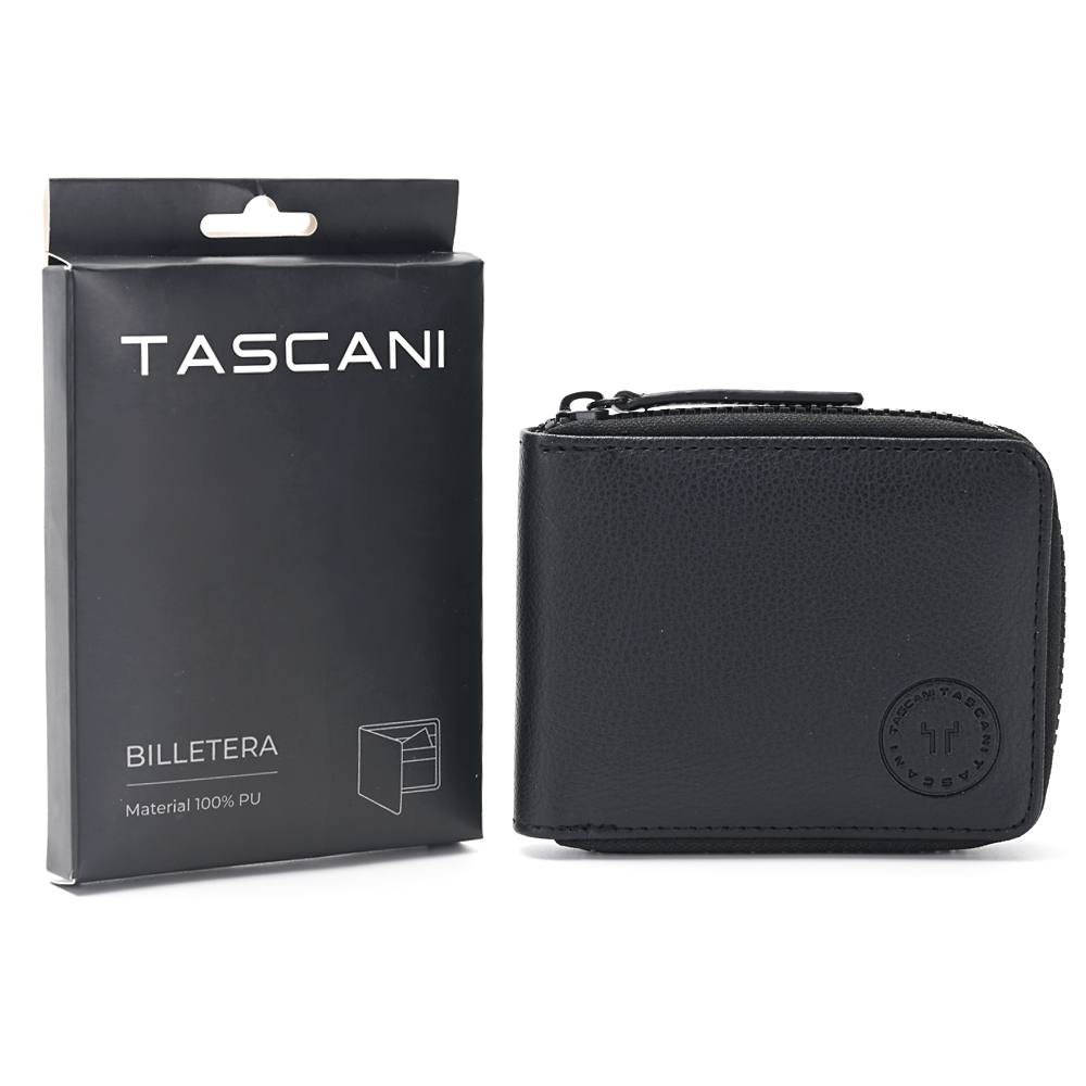 [543069] BILLETERA TASCANI CON CIERRE 11x7 CM