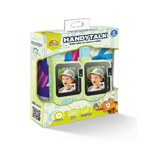 [81IKTECH031] WALKIE TALKIE CON VIDEO AZUL