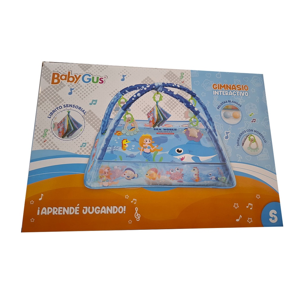 [8156900] SET DE ALFOMBRA Y JUEGOS BABYGUS 55x7x38 CM
