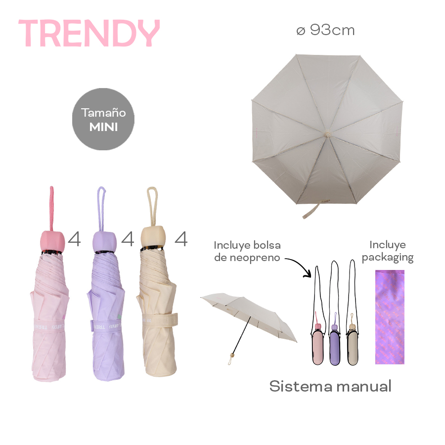 [729007] PARAGUAS TRENDY