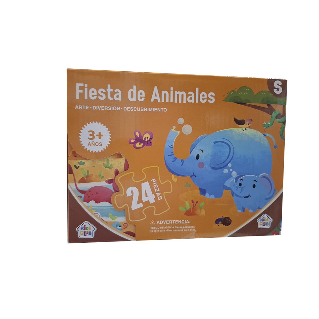 ROMPECABEZAS DE LA SELVA 24 PIEZAS 20x15x6 CM