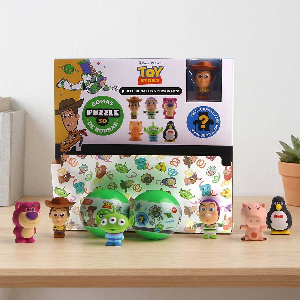[6WE4438] GOMA DE BORRAR PUZZLE TOY STORY WERO