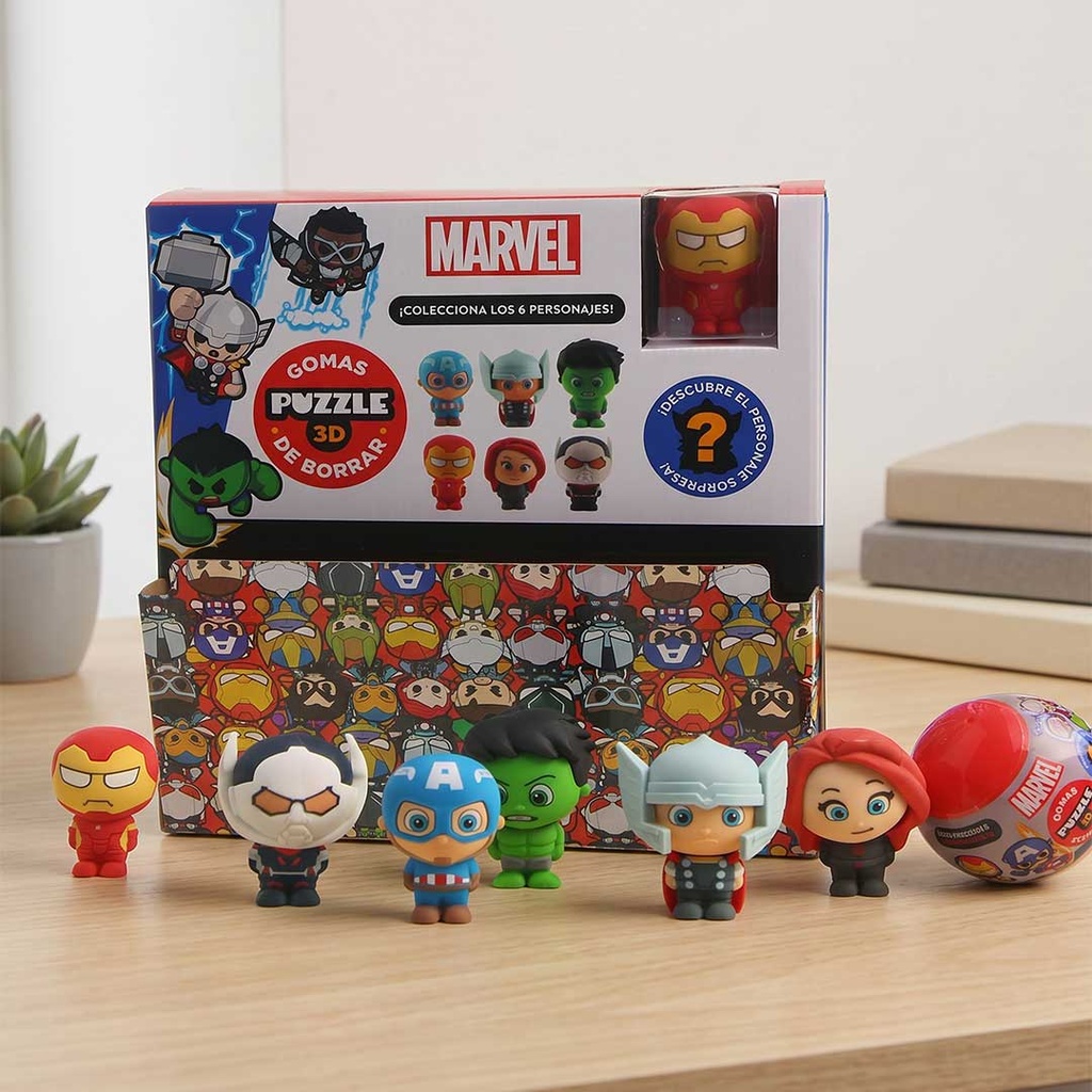 GOMA DE BORRAR PUZZLE MARVEL WERO