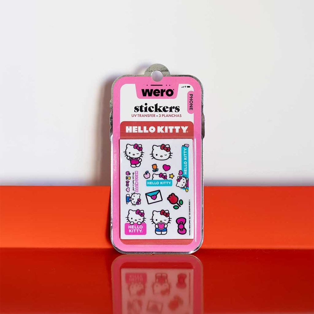 STICKERS PARA EL TELEFONO HELLO KITTY WERO