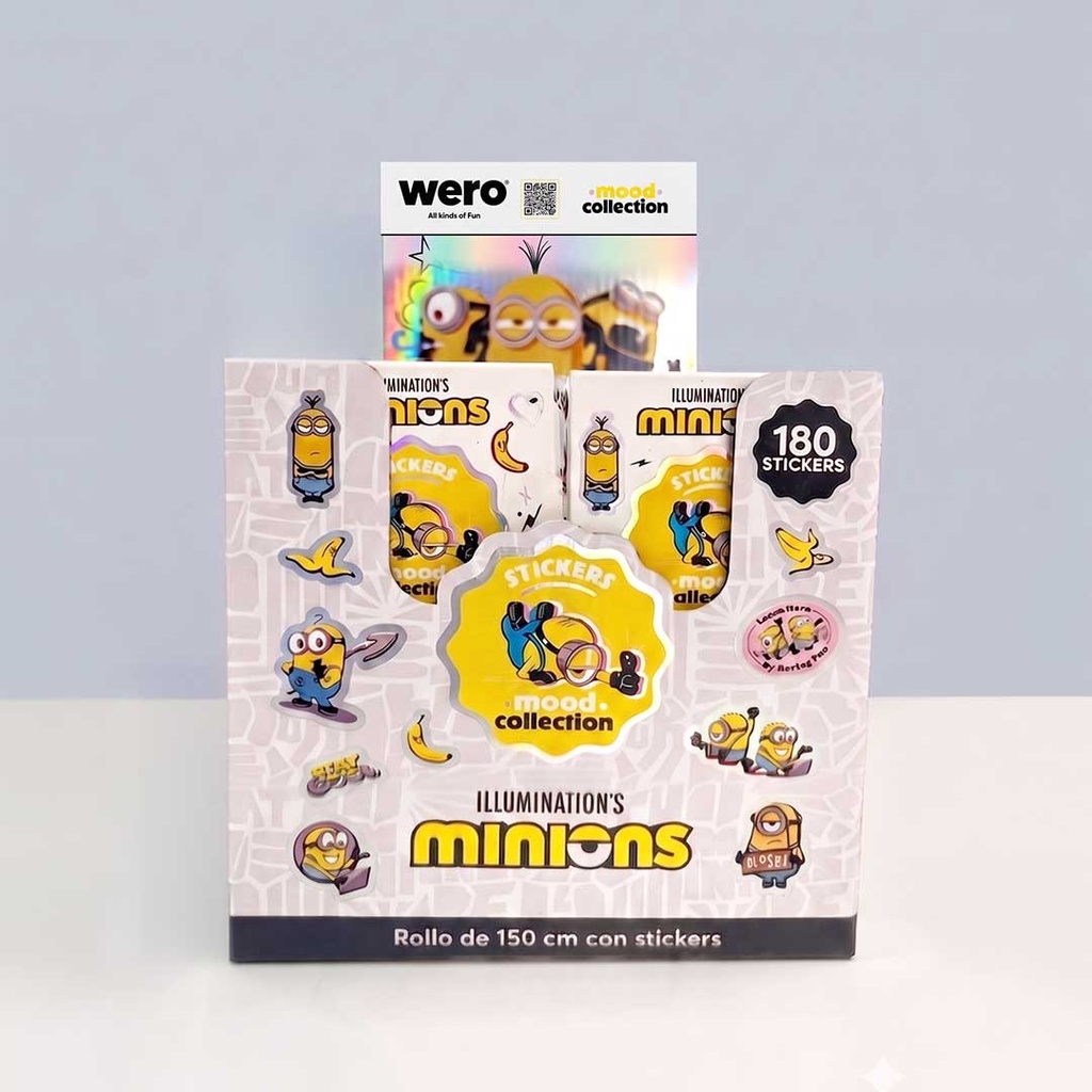 [6WE4404] STICKERS BOX ROLL WERO
