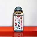 BOTTLE STICKERS TO THE MOON WERO