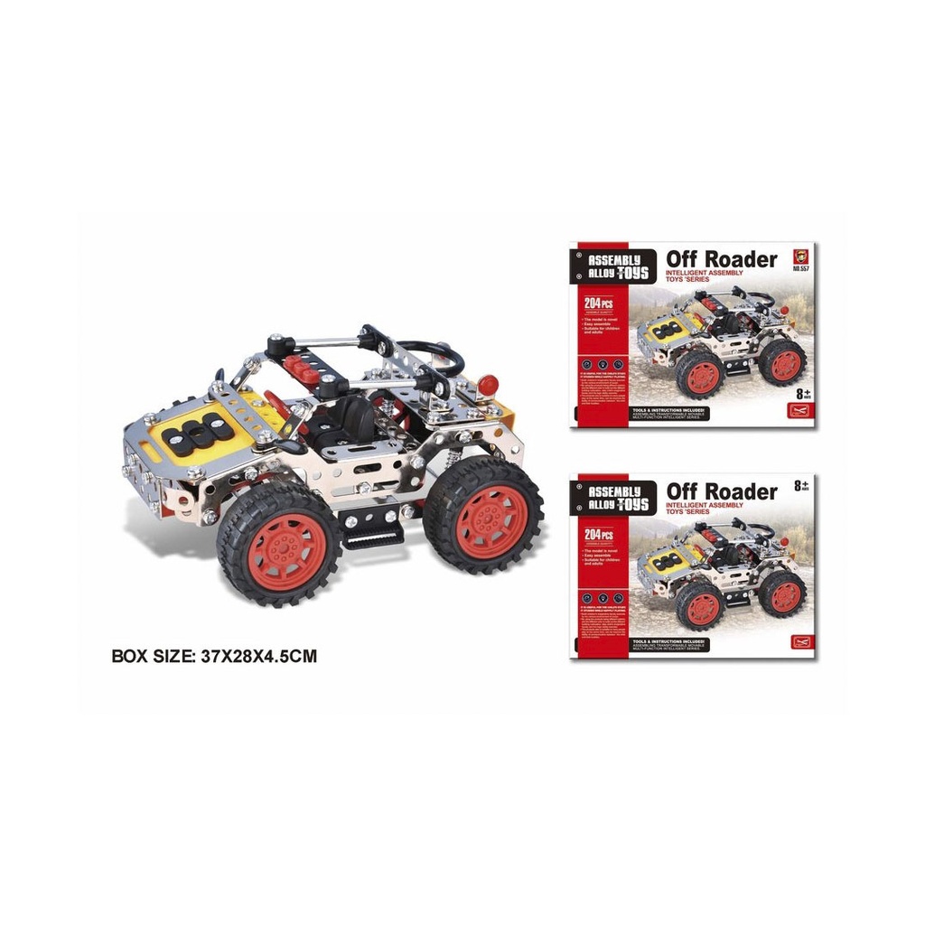 [81EG1670041] BLOQUES DE CONSTRUCCIÓN DE METAL 204 PIEZAS - AUTO