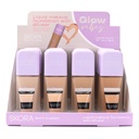 BASE DE MAQUILLAJE FLUIDA ENVASE DE VIDRIO CON DIFUSOR SKORA