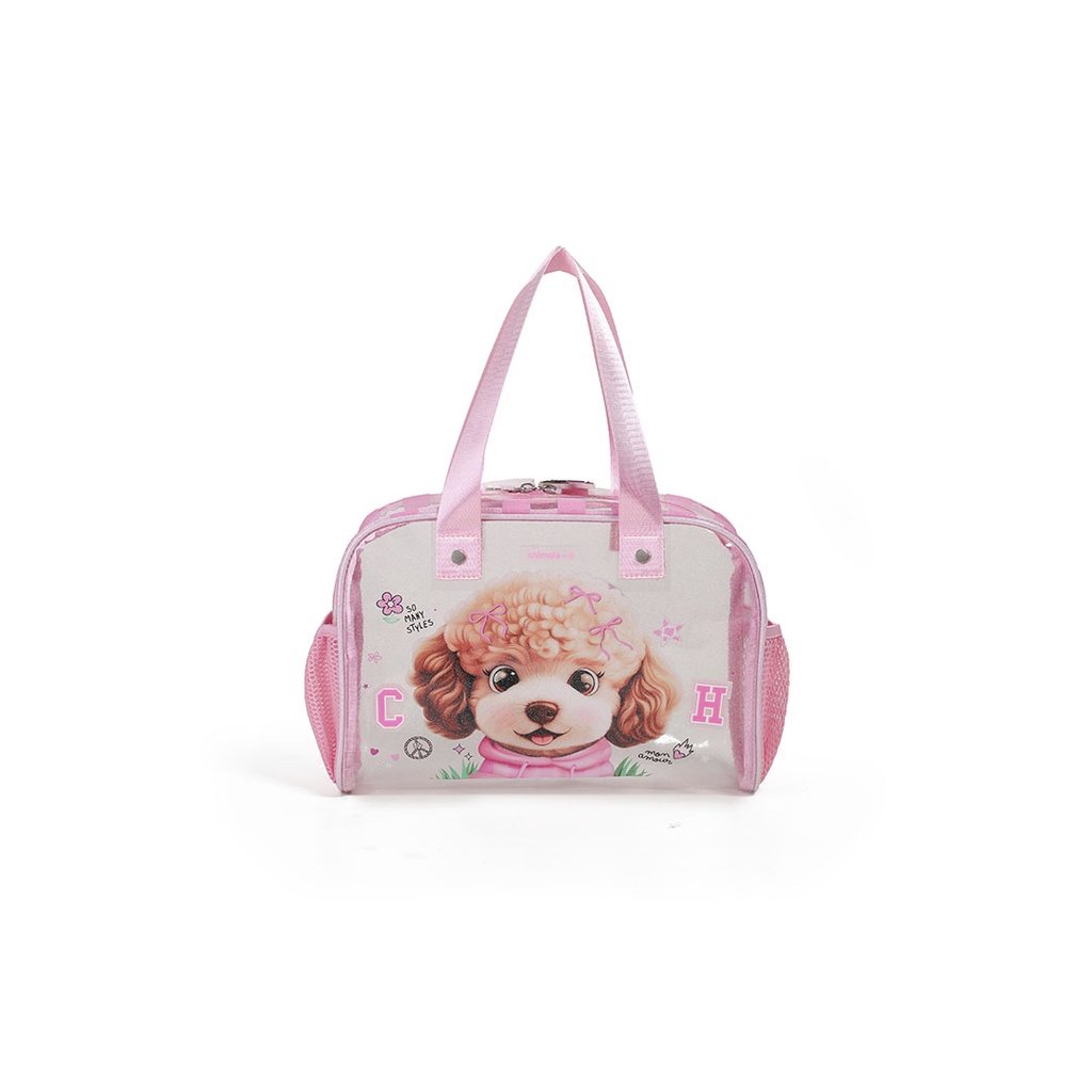 [4C67] BOLSO BOWLING BAG POODLE CHIMOLA