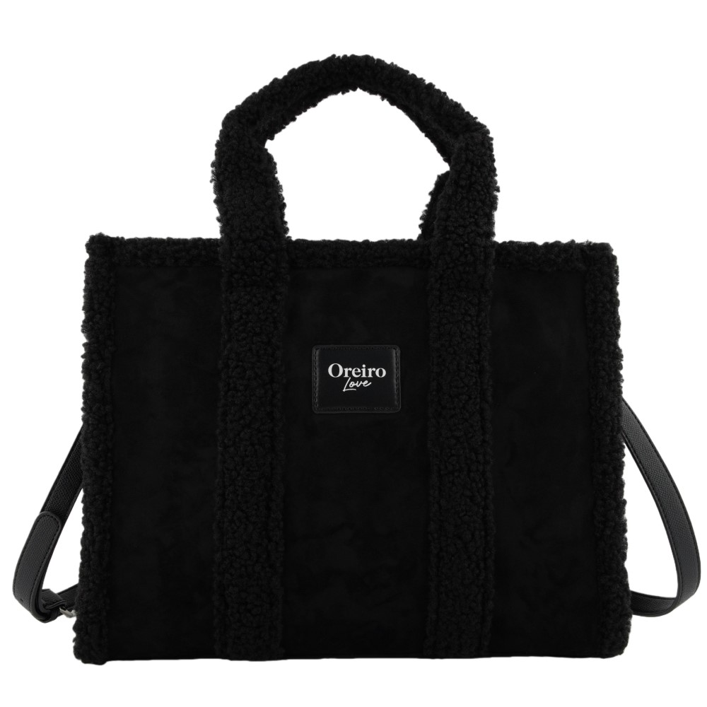 [129205-NEG] CARTERA OREIRO LOVE (Negro)