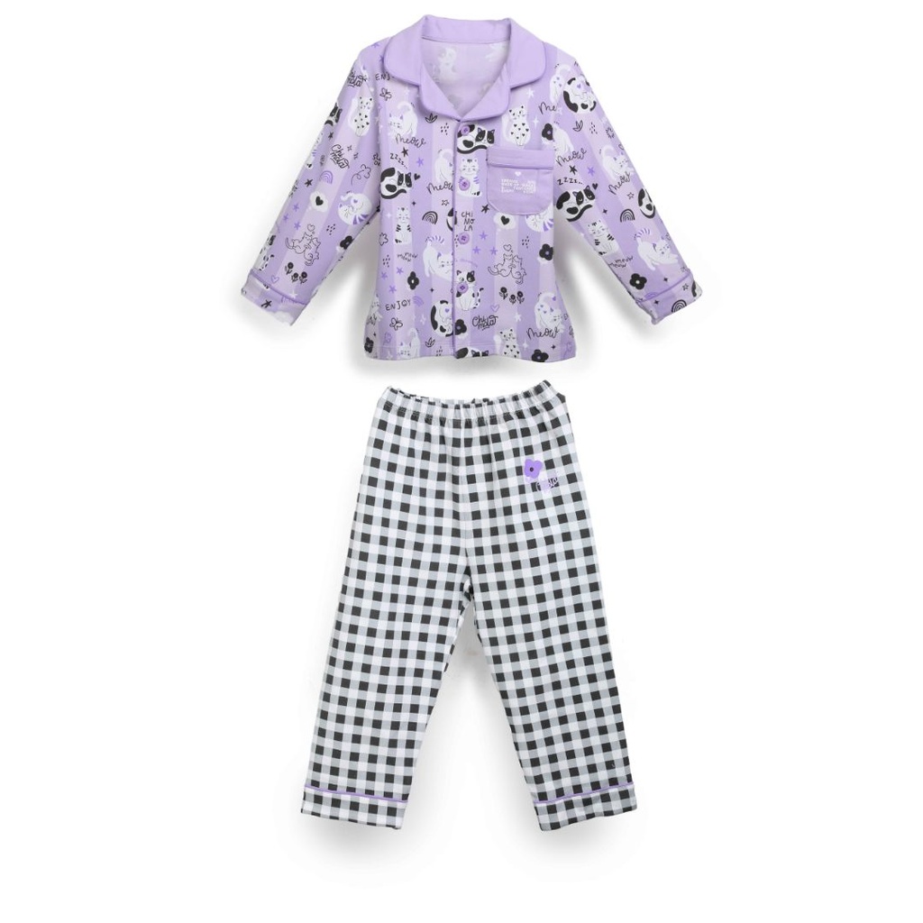 PIJAMA CAMISA CAT CHIMOLA TALLE 130