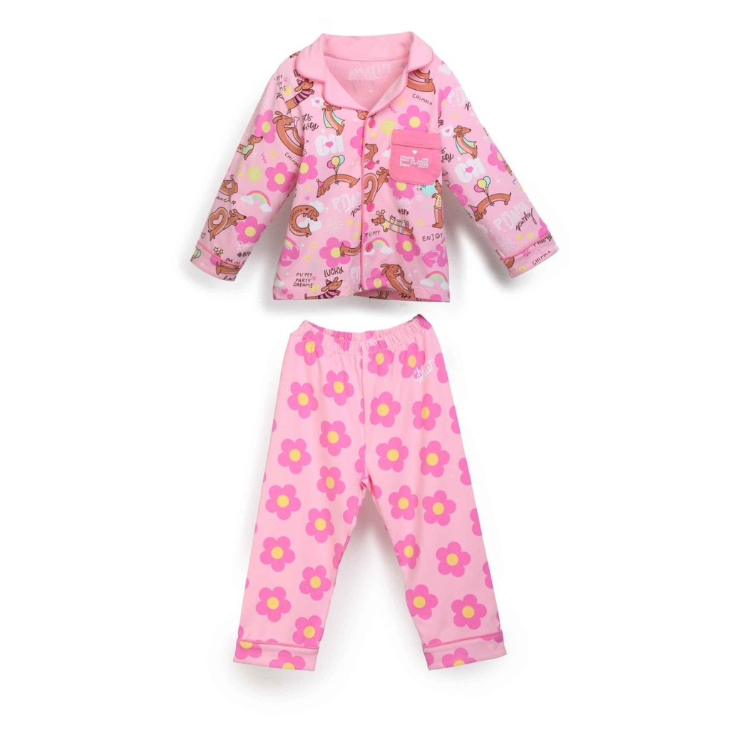 [8UND07-120] PIJAMA CAMISA DOG CHIMOLA TALLE 120