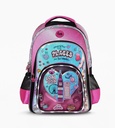 MOCHILA ESPALDA 18" CON LUZ LED I LOVE FOOTY NEGRO
