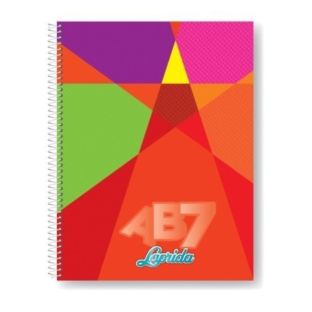 [6627003] CUADERNO TRADICIONAL LAPRIDA AB7 T/D 21x27 - 100 Hjs CUADRICULADAS