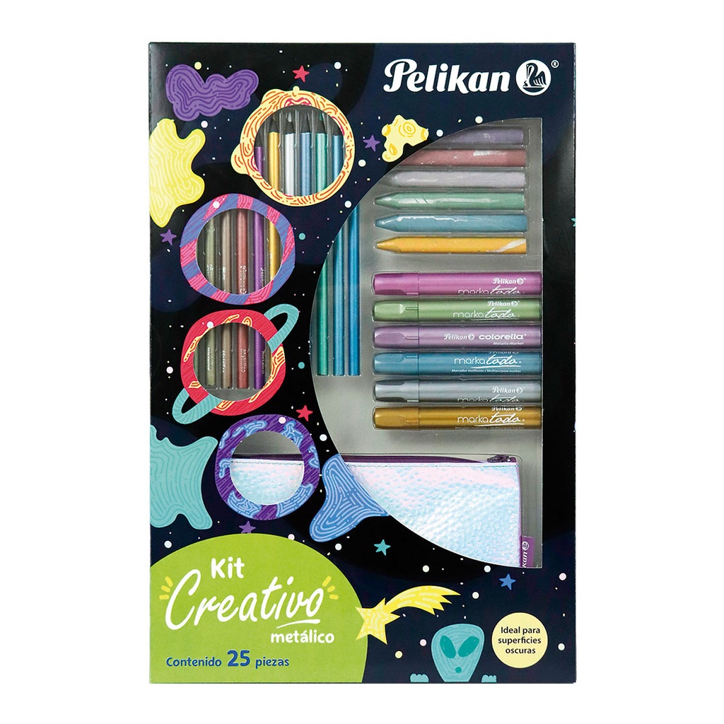 KIT CREATIVO METALICO x25 PELIKAN