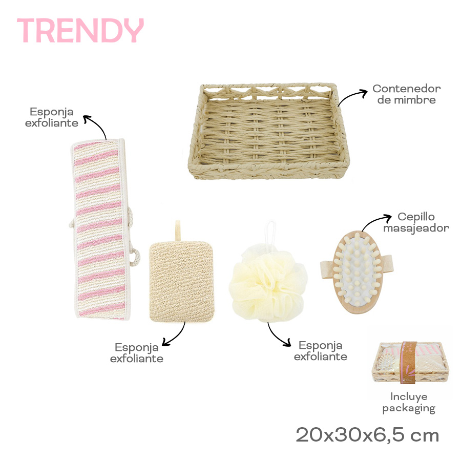 [832112] SET BAÑO TRENDY