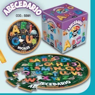[815591] Rompe Cabezas Circular Abecedario/Dino/Safari/Argentina/Fantasy