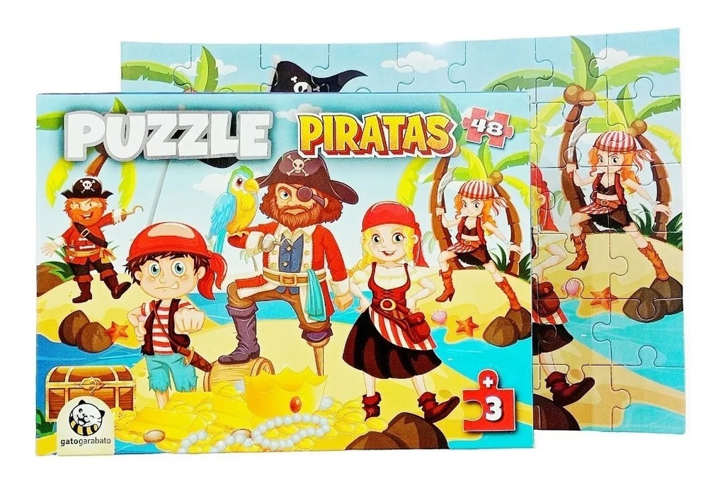 [812001] Rompecabezas 48p Piratas