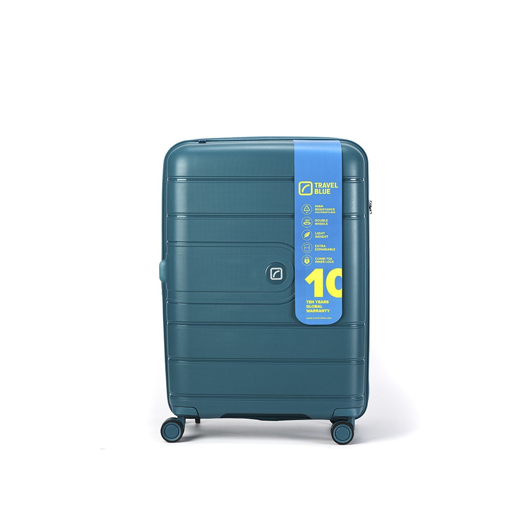 [43332] VALIJA MEDIANA 24" WONDERER EUROPEAN BLUE TRAVEL BLUE