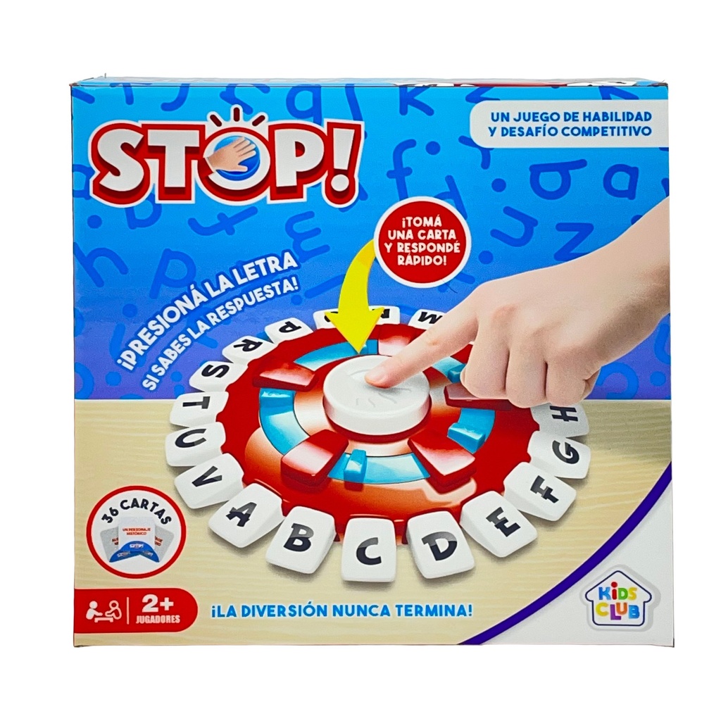 JUEGO DE MESA ¡STOP! 18x18x5 CM