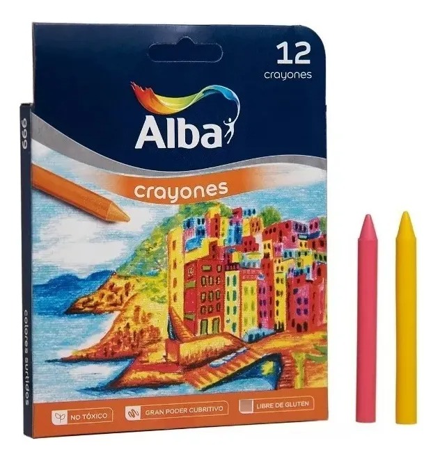 [68700999856] Crayones Alba Trad. Grande x12