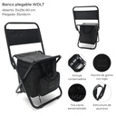 SILLA PLEGABLE WDLT CON TIRAS Y CONSERVADORA INCORPORADA 31x29x60CM
