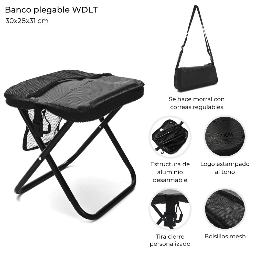 BANCO PLEGABLE WDLT CONVERTIBLE A MORRAL 30x28x31 CM