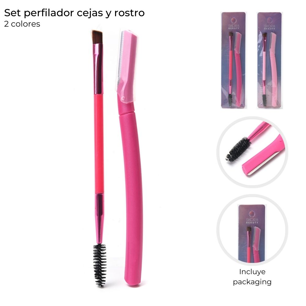 [838862] SET PERFILADOR CEJAS Y ROSTRO x2 SKORA