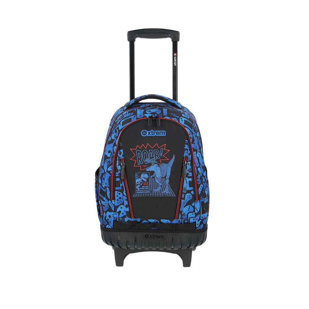 MOCHILA CARRO CROSS AZUL DINO XTREM