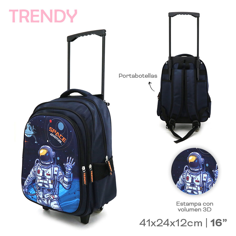 MOCHILA CARRO 16" TRENDY