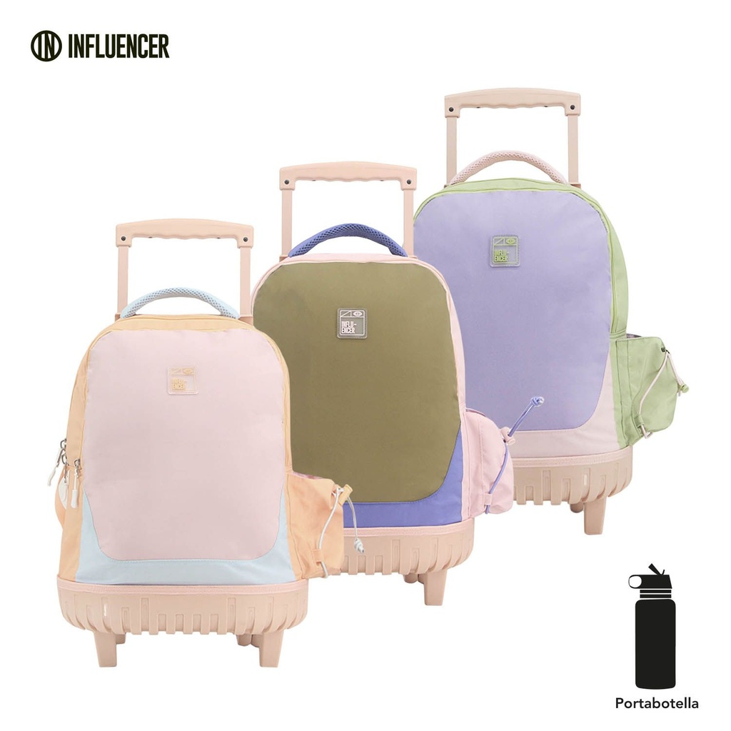 [368.3042] MOCHILA CARRO INFLUENCER RAINBOW 18"