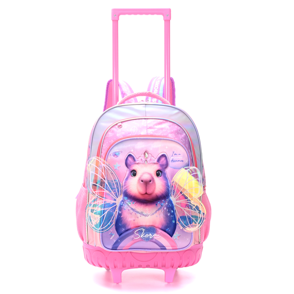 [342924] MOCHILA CARRO REFORZADO PLEGABLE THINK HAPPY PETS 32x45x15 CM SKORA