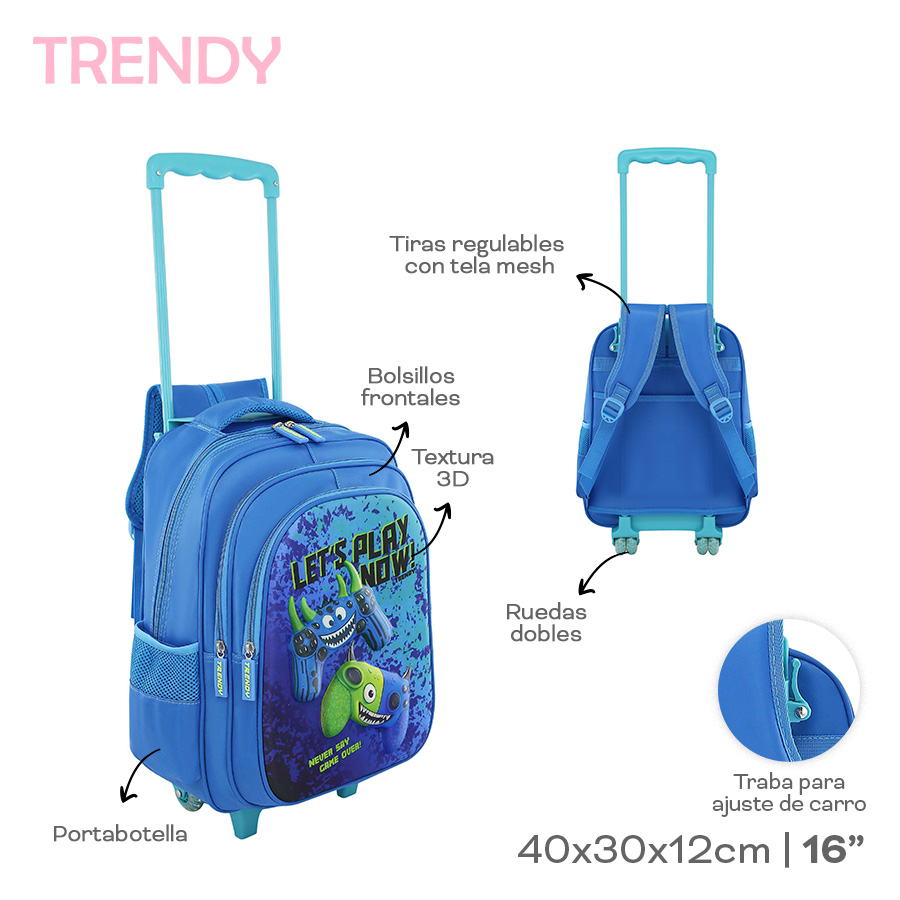 [330120] MOCHILA CARRO TRENDY