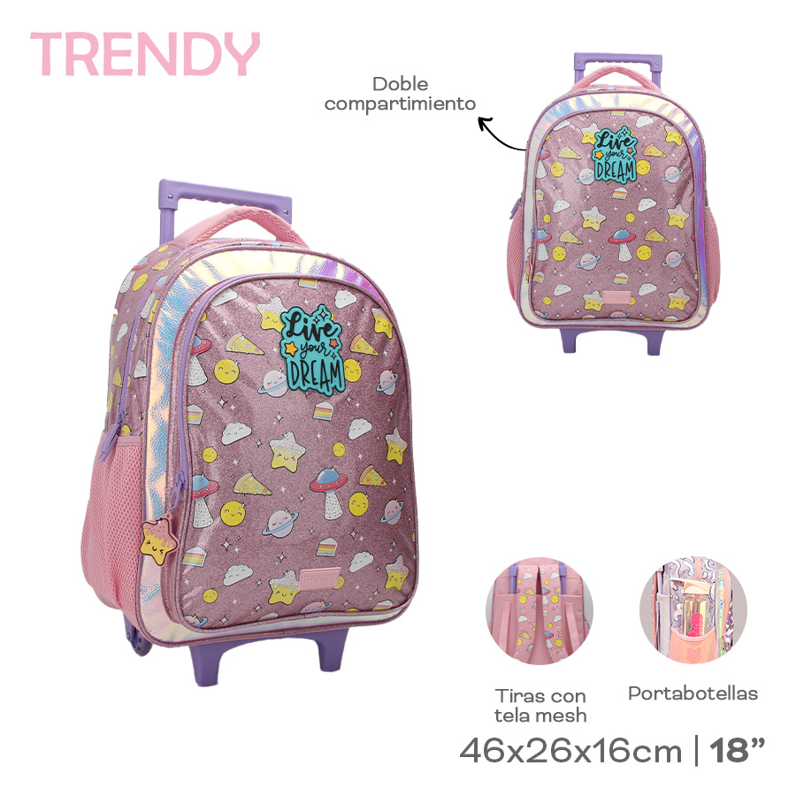 MOCHILA CARRO TRENDY