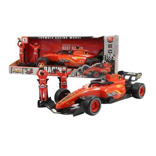 [81IKFORM0001] AUTO DE F1 + PERSONAJES - 1:12 - FRICCION CON LUZ Y SONIDO