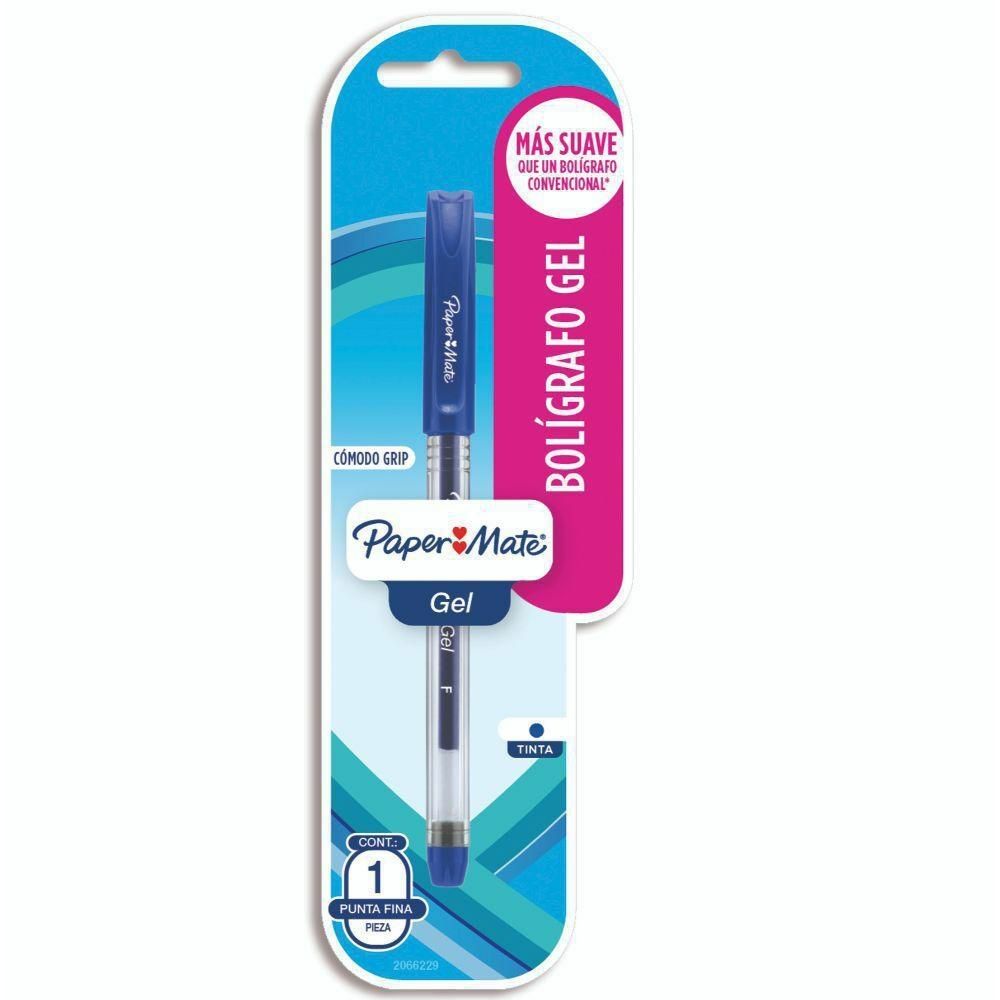 [62066229] Boligrafo gel econm. azul PM Tjx1