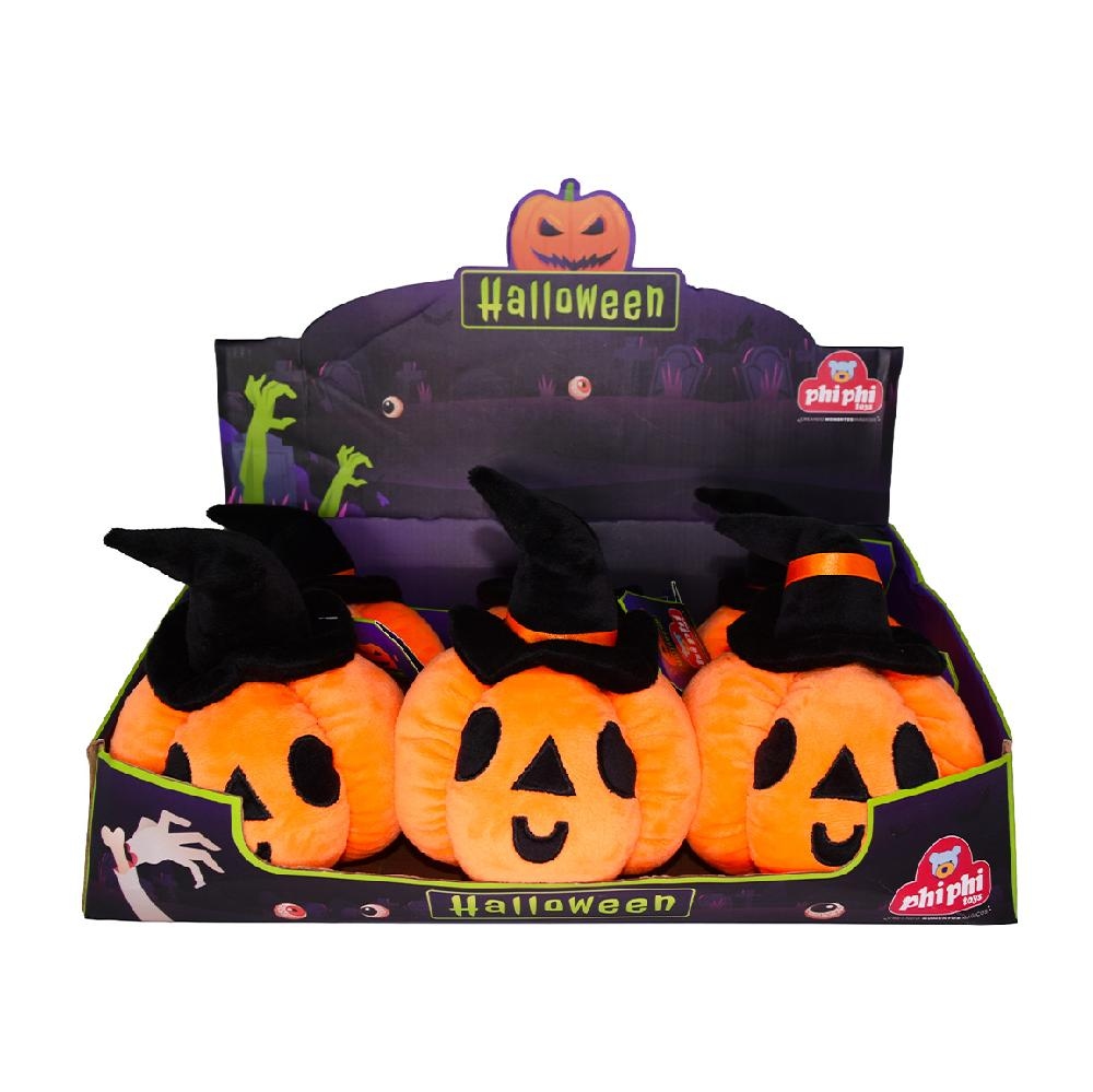 [811353] PELUCHES CALABAZA CON SOMBRERO PHI PHI TOYS